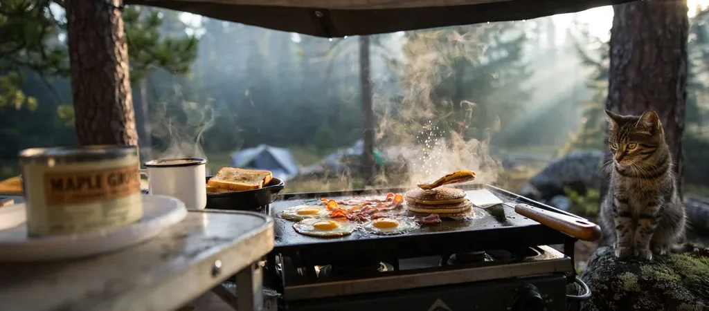 Best Camping Griddles: The Flat-Top Camp Kitchen (Sizes & Seasoning)