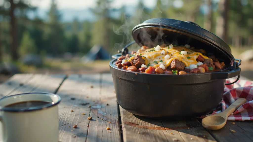 Dutch Oven Campfire Chili