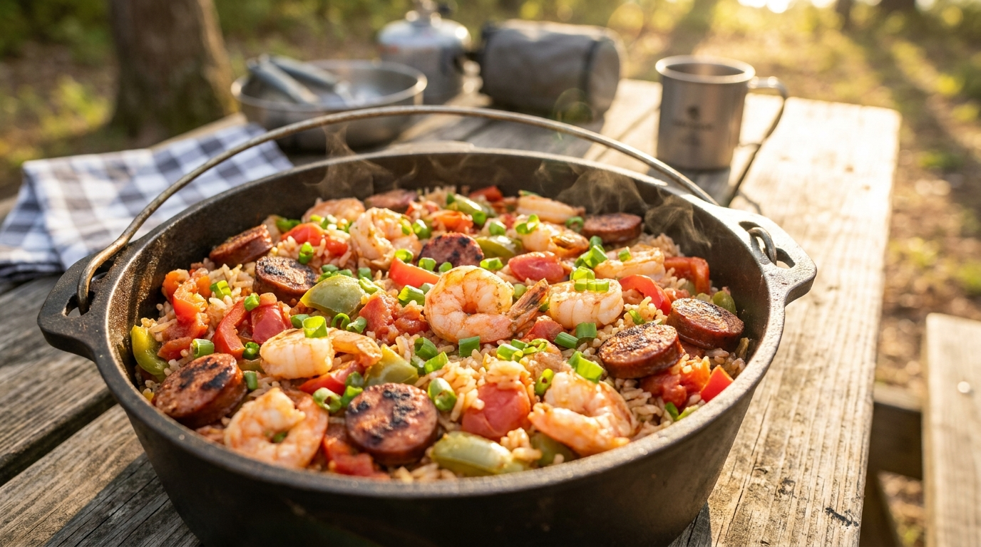 Dutch Oven Jambalaya