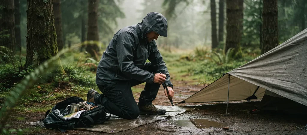 How to Set Up a Tent in the Rain and Stay Dry