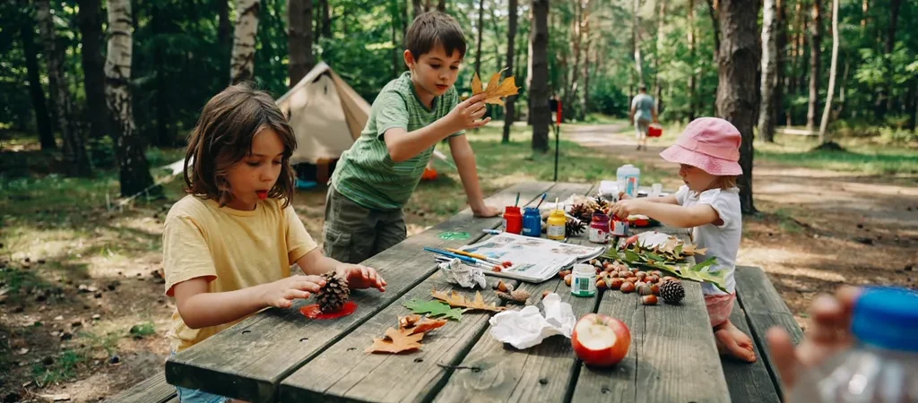 Camping Crafts & Activities for Kids (Easy Nature Craft Ideas)