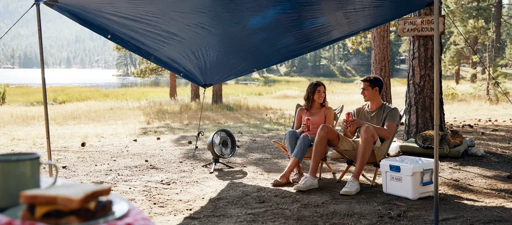 Summer Camping in the Heat: Shade, Airflow & the Two-Cooler System